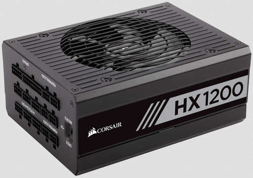 1200W Corsair HX Series HX1200 80 Plus Platinum Modular Cables Management Power Supply